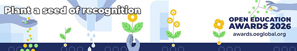 Colorful drawing of plants with title for OEAWards 2026