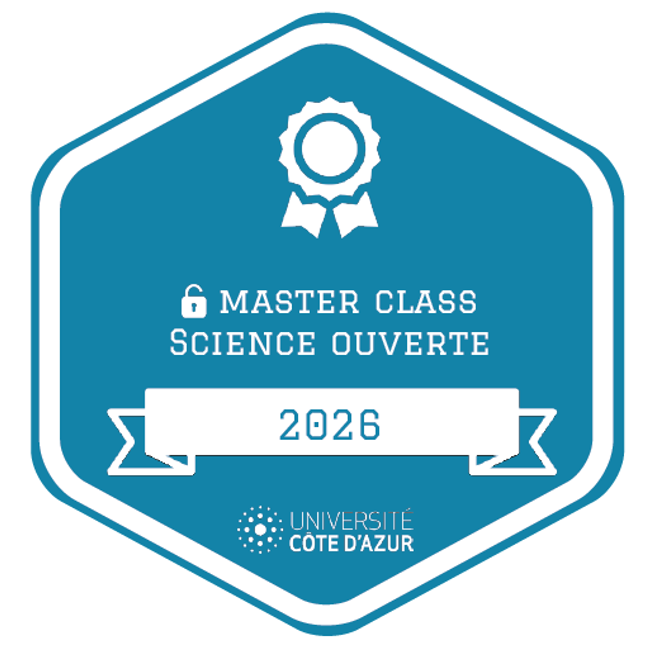 Badge masterclasses Science ouverte 