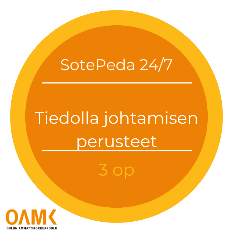 Tiedolla johtamisen perusteet 3 op