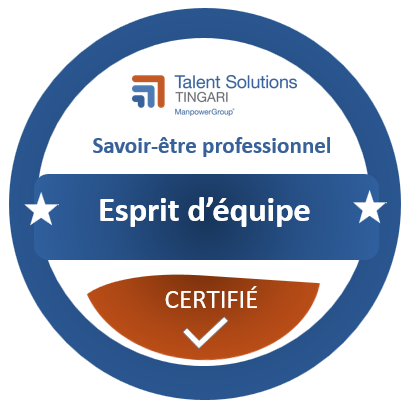 Avoir l'esprit d'équipe