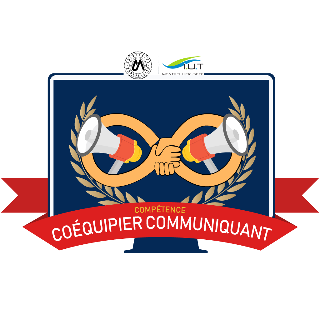 Coéquipier communiquant