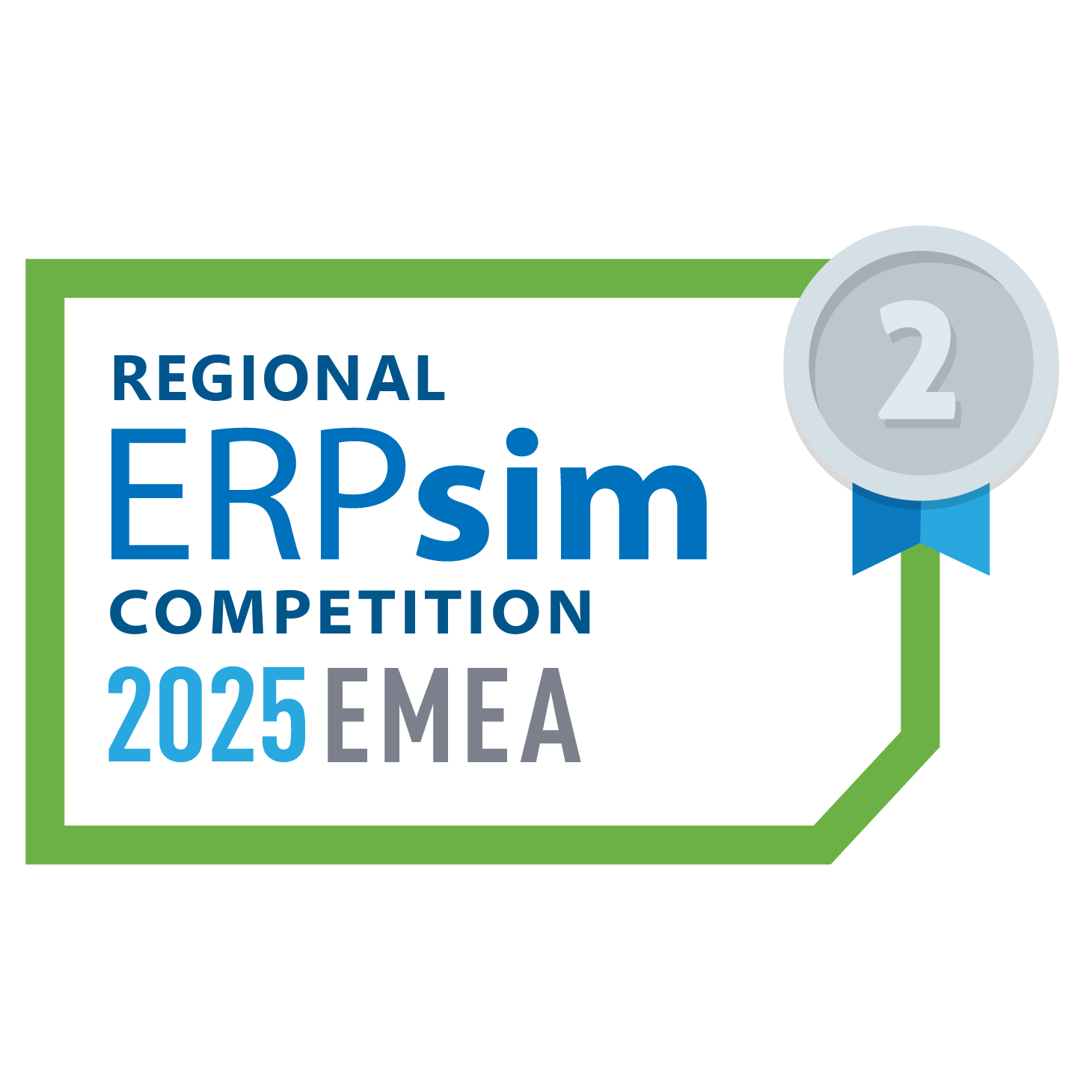 ERPsim EMEA 2025 – 2nd place 