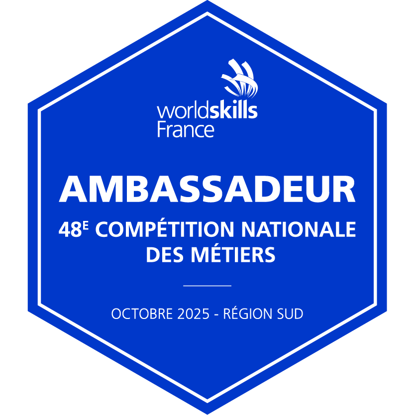 BADGE AMBASSADEUR - Compétition Nationale des métiers 2025