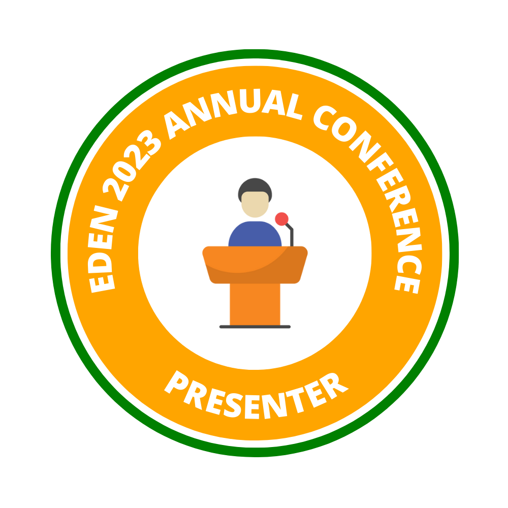EDEN 2023 Annual Conference - Presenter 