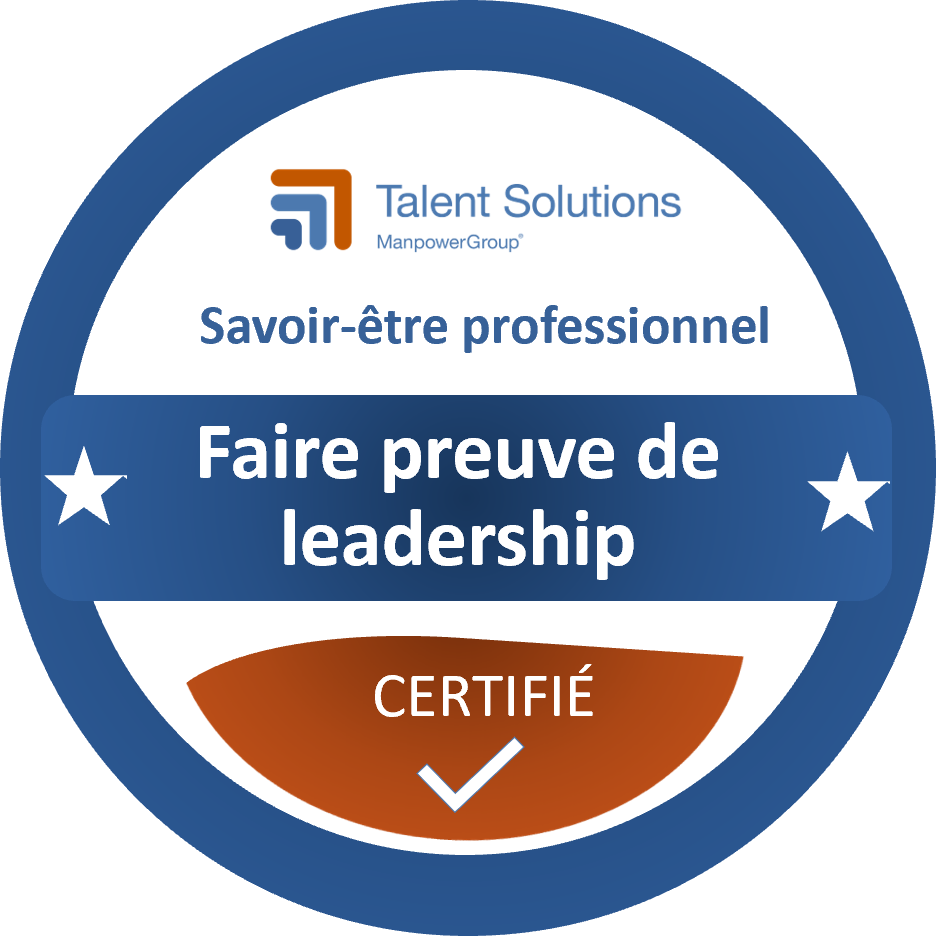Faire preuve de leadership