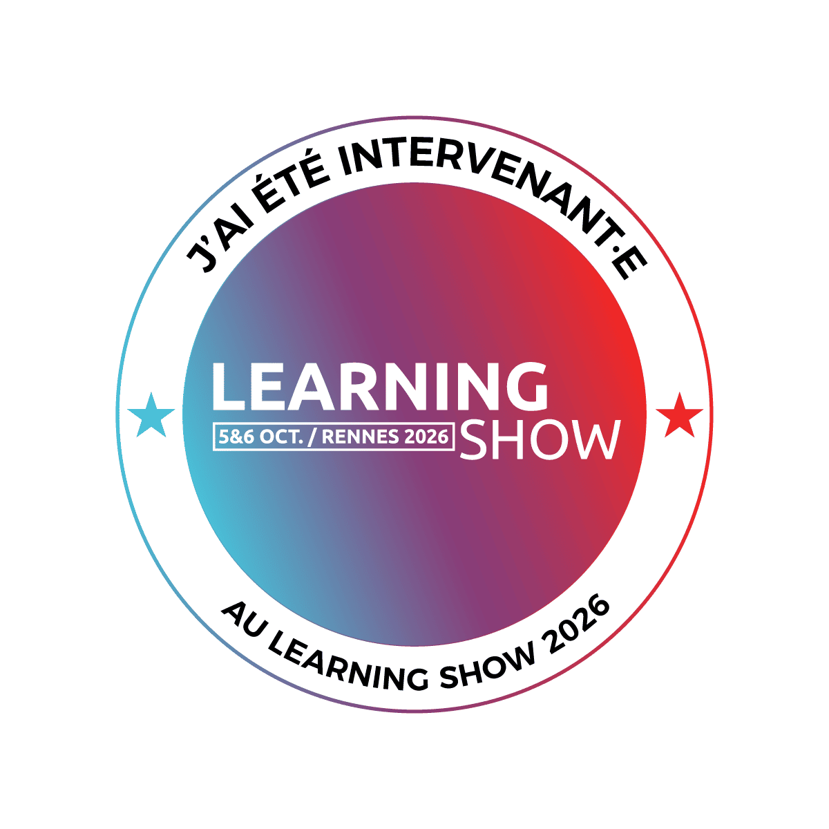 J’ai été intervenant·e au Learning Show