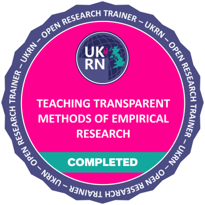 Teaching Transparent Methods of Empirical Research
