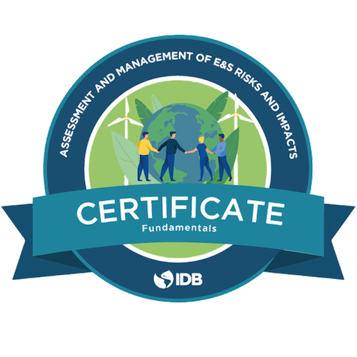 Certified - Assessment and Management of E&S Risks and Impacts 