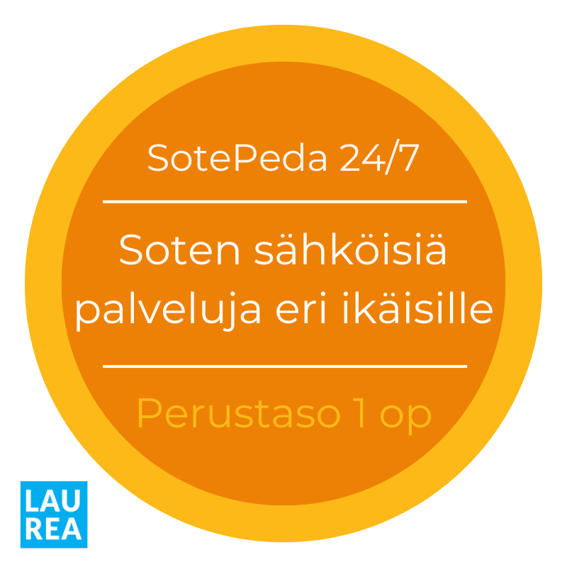 Soten sähköisiä palveluja eri ikäisille 1 op