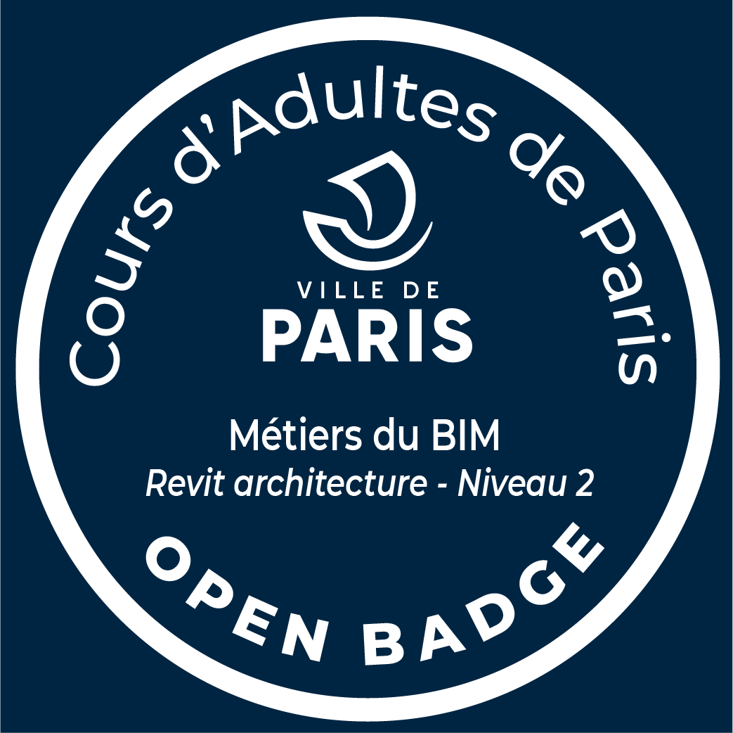 Métiers du BIM, Revit architecture niveau 2