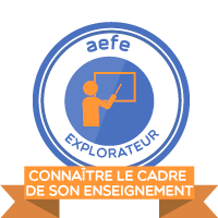 Connaître le cadre de son enseignement – Explorateur