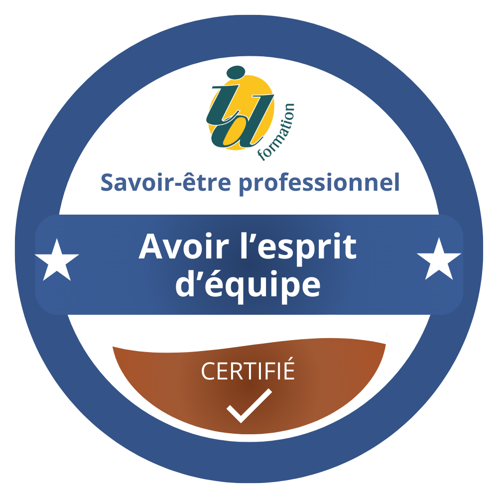 Avoir l'esprit d'équipe