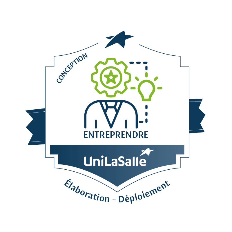 Badge ENTREPRENDRE - CONCEPTION