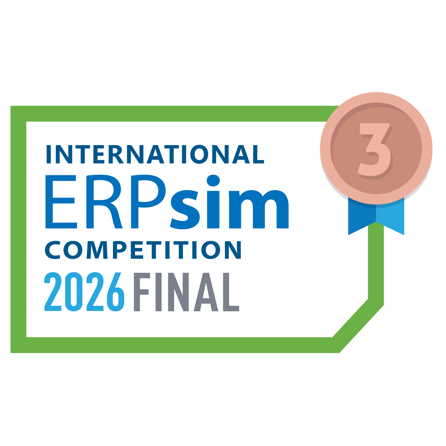 ERPsim INTERNATIONAL Competition 2026 – 3rd place