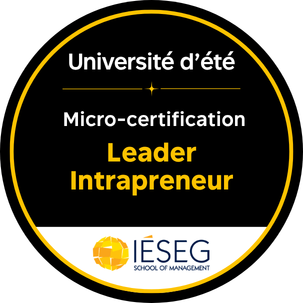 Leader intrapreneur : adopter les réflexes entrepreneuriaux pour animer, décider et faire avancer en contexte d’incertitude  