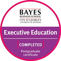 Bayes Business School Executive Education Certificate Programme Badge 