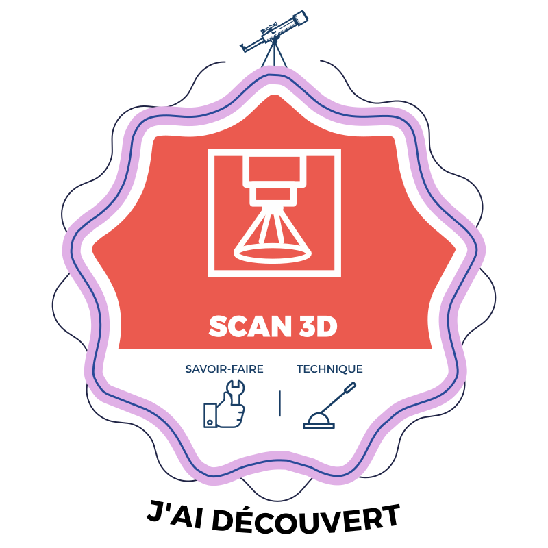 J'ai découvert le scan 3D