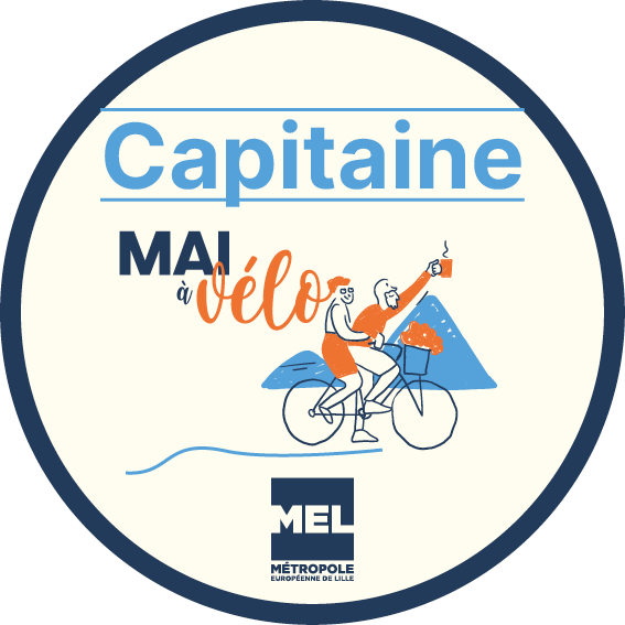 Capitaine Mai à vélo 2026