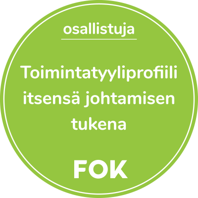 Toimintatyyliprofiili itsensä johtamisen tukena