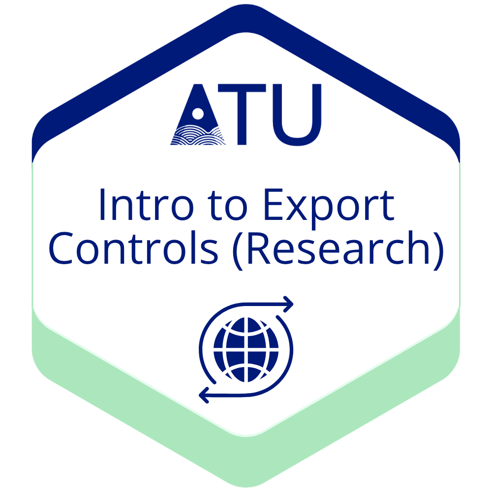 Introduction to Export Controls (ATU Researchers)
