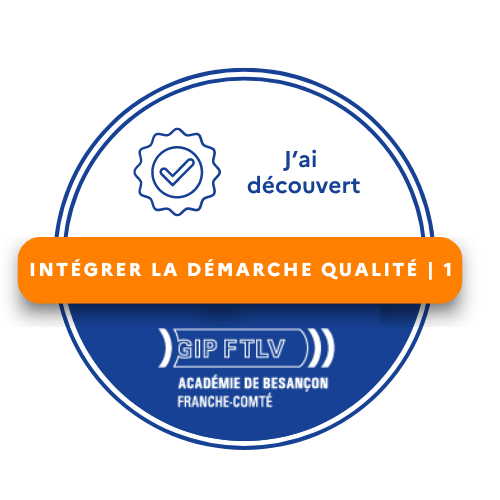 J'ai découvert la démarche qualité