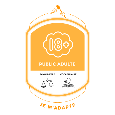 Je m'adapte au public adulte