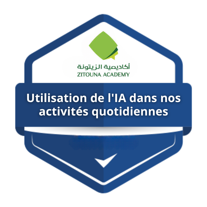 Badge – Utilisation de l’IA dans nos activités quotidiennes