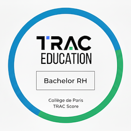 Collège de Paris | Certification TRAC Score - Bachelor RH by TRAC EDUCATION