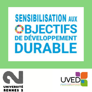 Je suis sensibilisé.e aux objectifs de développement durable 