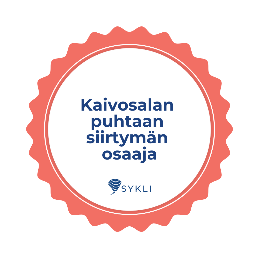 Kaivosalan puhtaan siirtymän osaaja