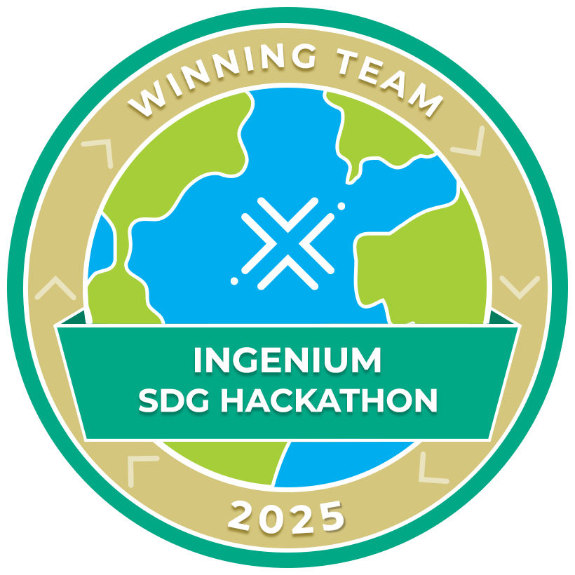 INGENIUM SDG HACKATHON 2025 WINNING TEAM