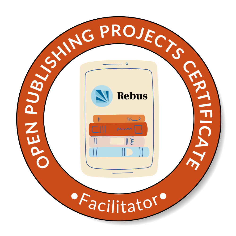 Rebus Open Publishing Projects Certificate Facilitator