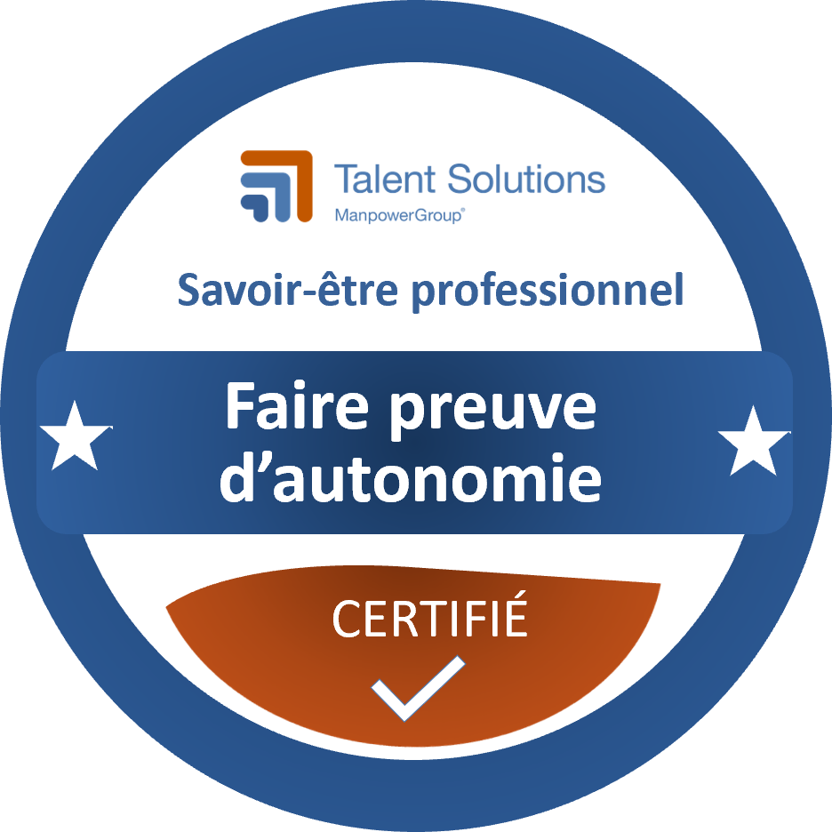 Faire preuve d'autonomie