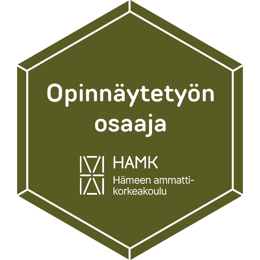 Opinnäytetyön osaaja