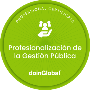 Professional Certificate: Profesionalización de la Gestión Pública