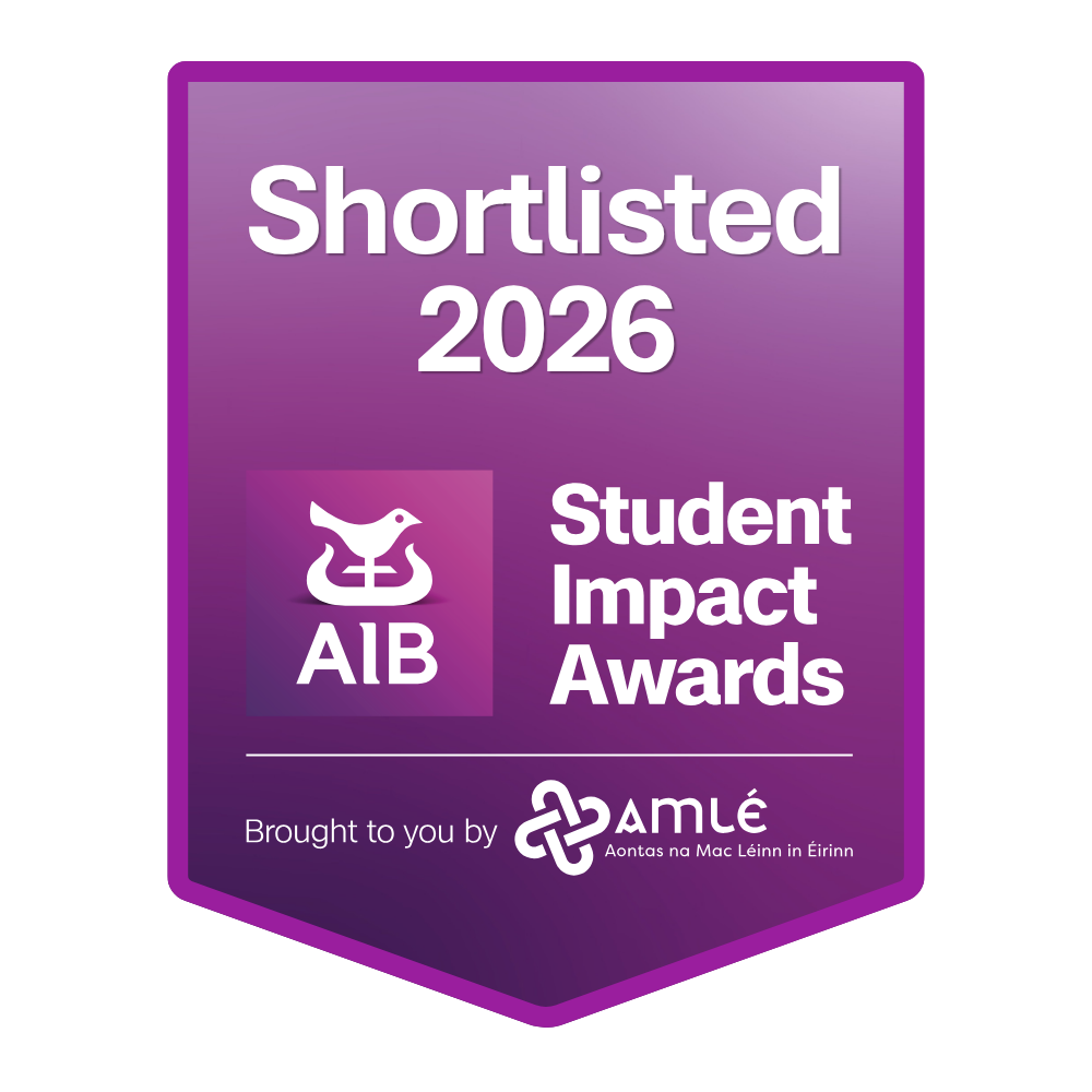 Shortlisted for AIB Student Impact Awards 2026 brought to you by AMLÉ