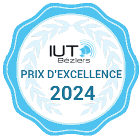 IUT de Béziers – Prix d’Excellence étudiant 2023-2024 - RT3