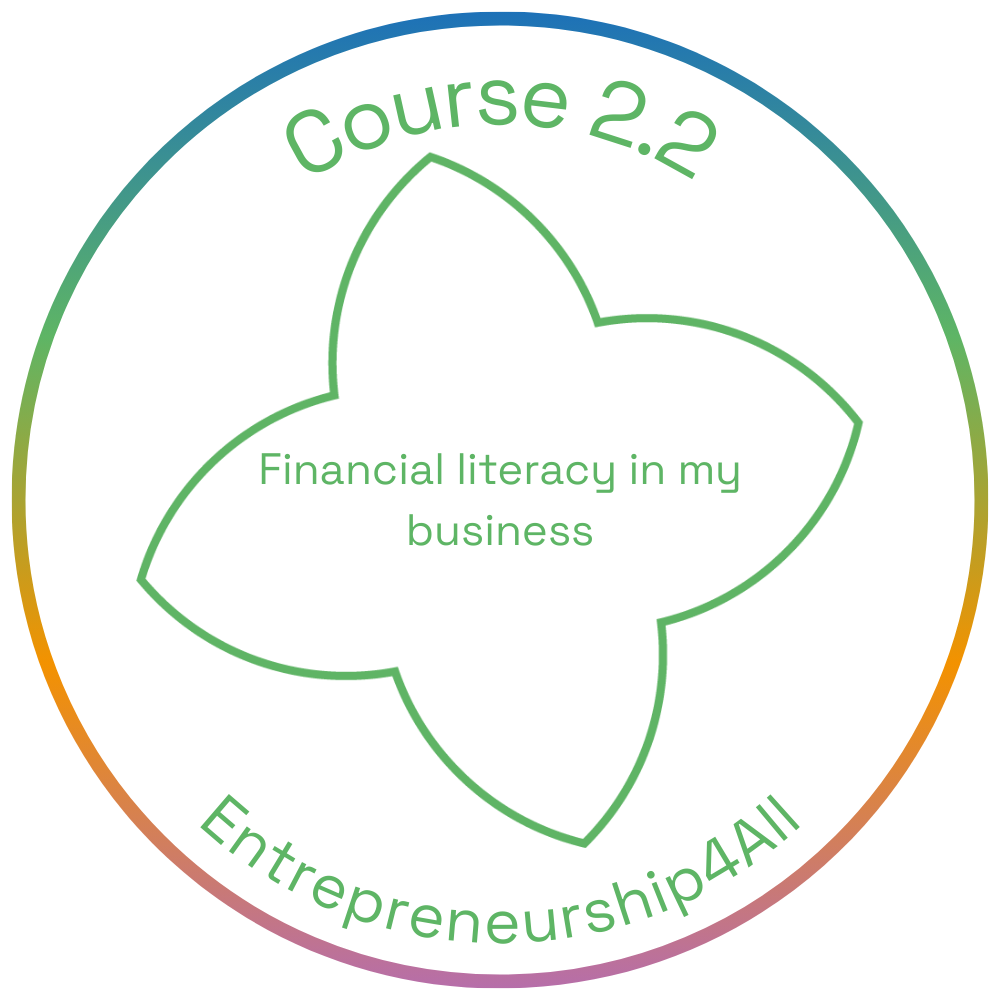 E4All Online Course Completion -  2.2 - Financial literacy in my business