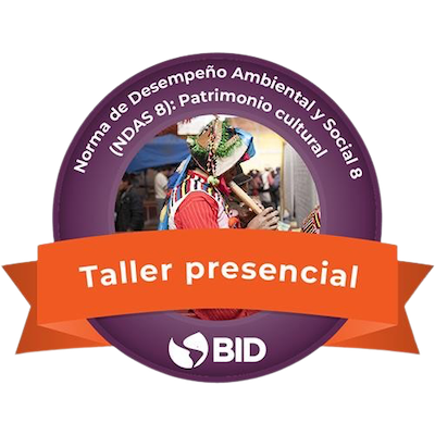 Norma de Desempeño Ambiental y Social 8 (NDAS 8): Patrimonio cultural (Taller presencial)