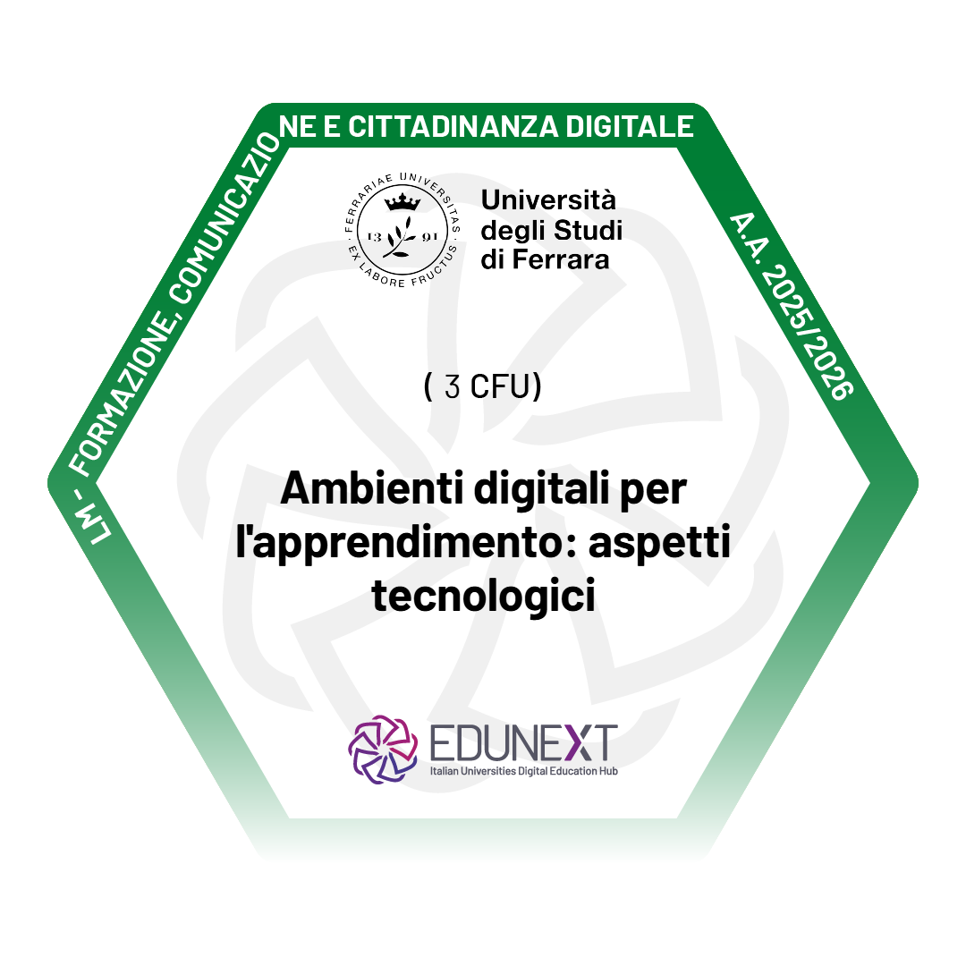 M1C1 Ambienti digitali per l'apprendimento: aspetti tecnologici