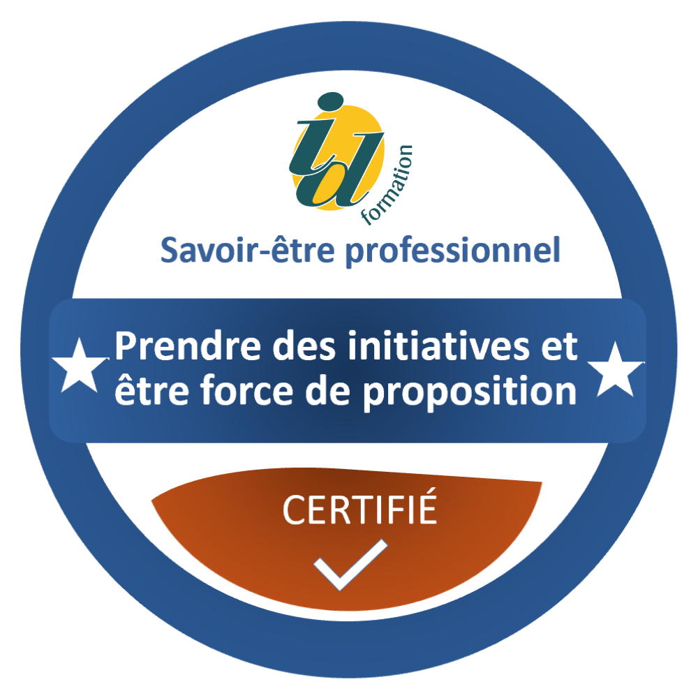 Prendre des initiatives et être force de proposition