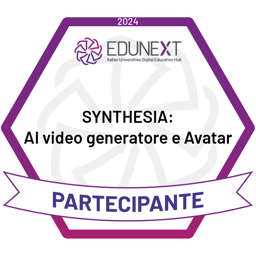 AI video generator e Avatar: SYNTHESIA | Partecipante