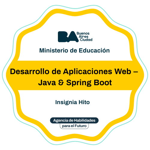 Talento Tech |  Desarrollo de Aplicaciones Web – Java & Spring Boot