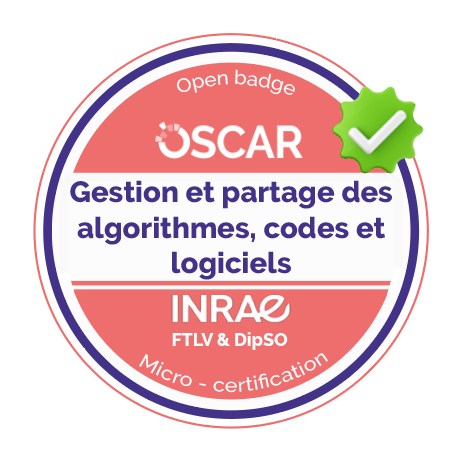 Gestion et partage des algorithmes, codes et logiciels - OSCAR