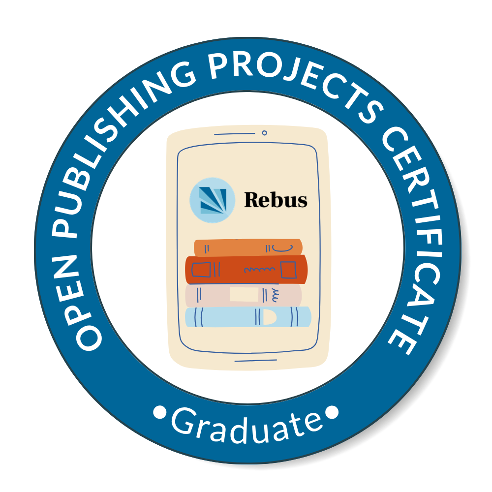 Rebus Open Publishing Projects Certificate Graduate