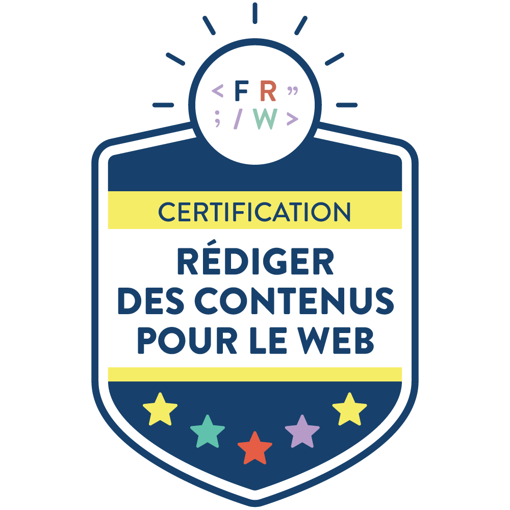 Certification - Rédiger des contenus pour le Web