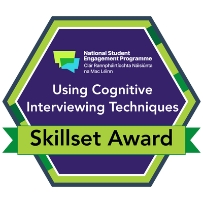 Skills Development Award - Using Cognitive Interviewing Techniques
