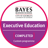 Bayes Business School Executive Education Custom Programme Badge