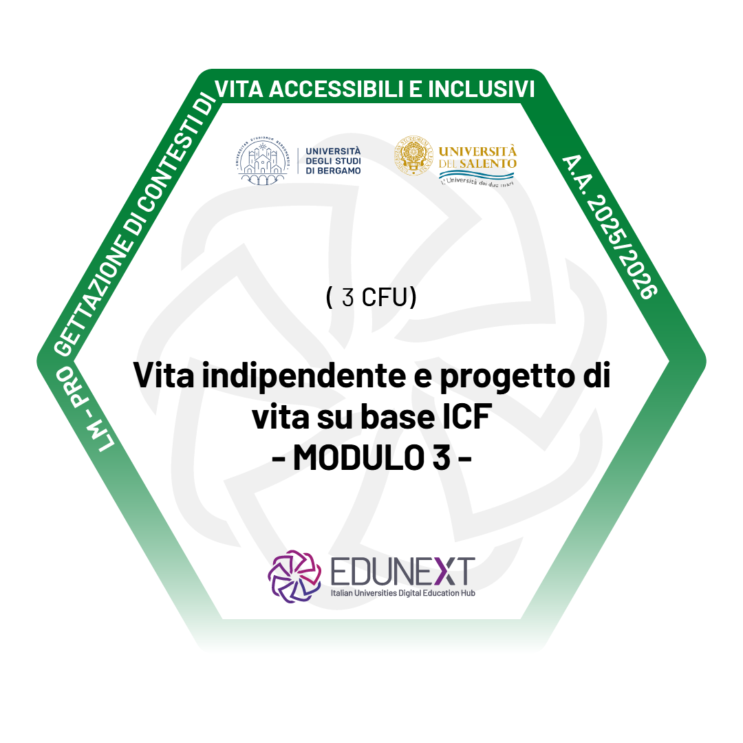 C1.M3. Vita indipendente e progetto di vita su base ICF