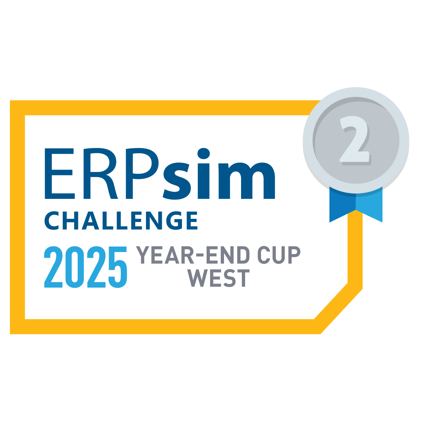 ERPsim Year-End Cup WEST 2025- 2nd place